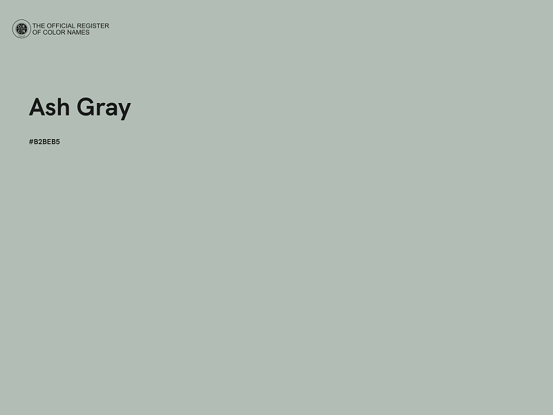 #B2BEB5 - Ash Gray color image