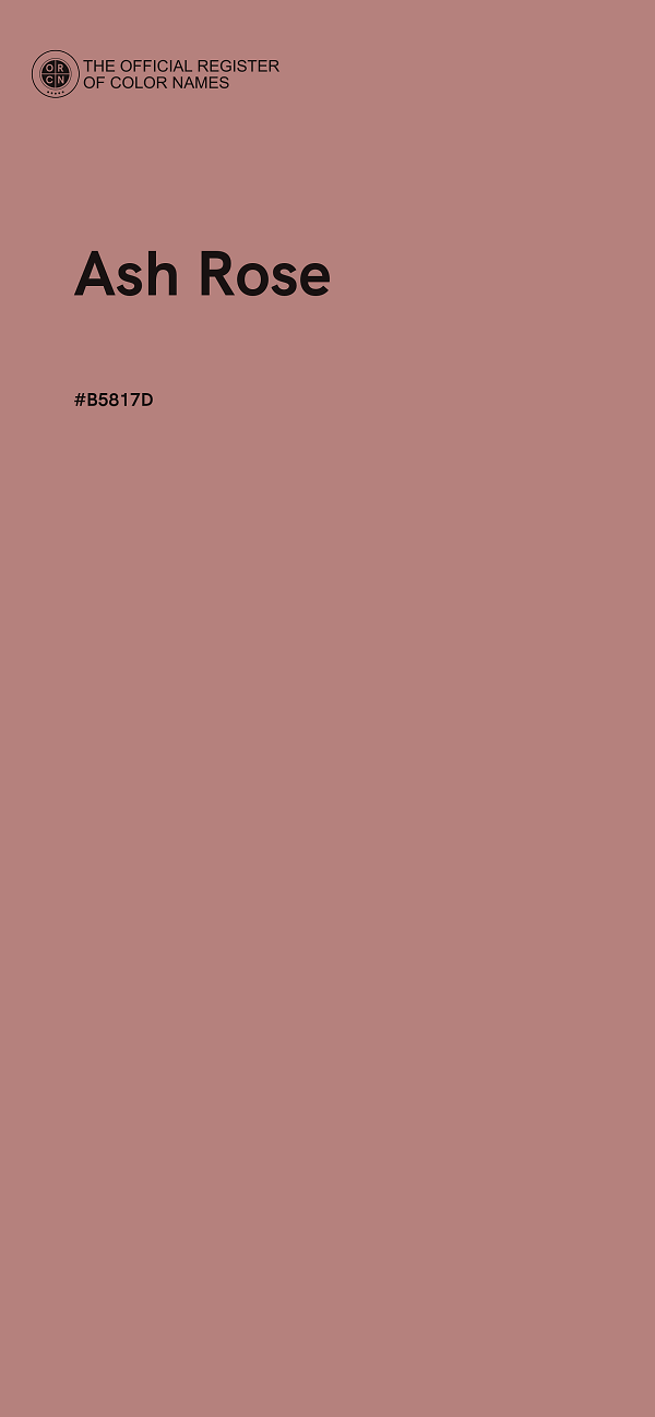 #B5817D - Ash Rose color image