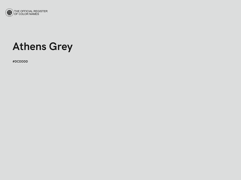 #DCDDDD - Athens Grey color image