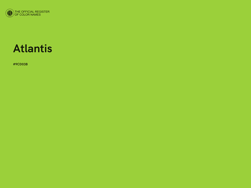 #9CD03B - Atlantis color image