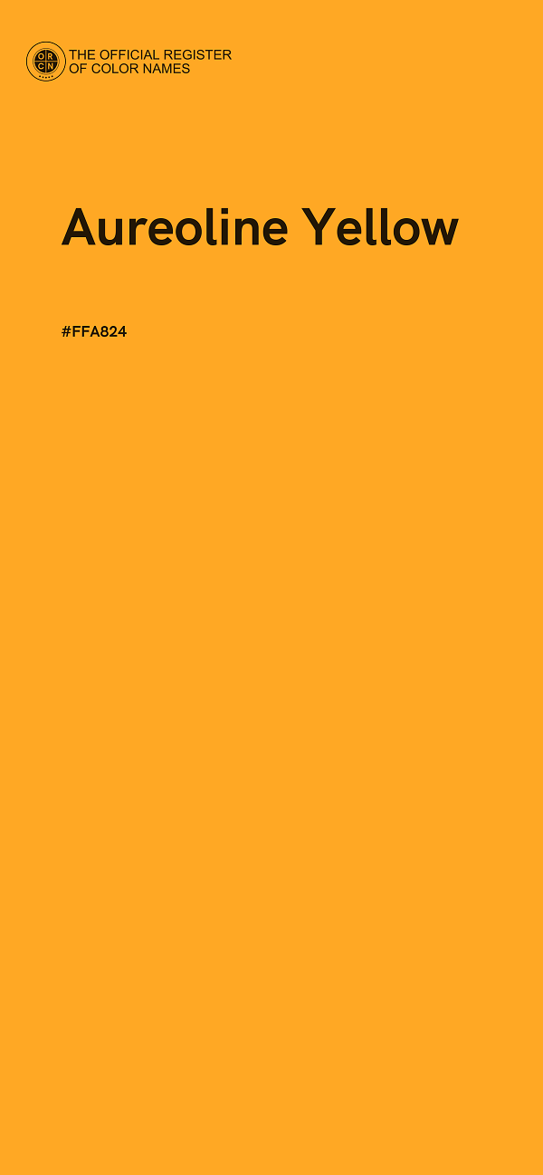#FFA824 - Aureoline Yellow color image