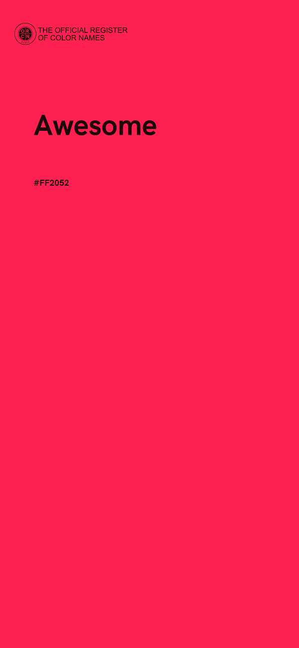 #FF2052 - Awesome color image