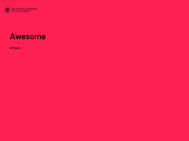 #FF2052 - Awesome color image