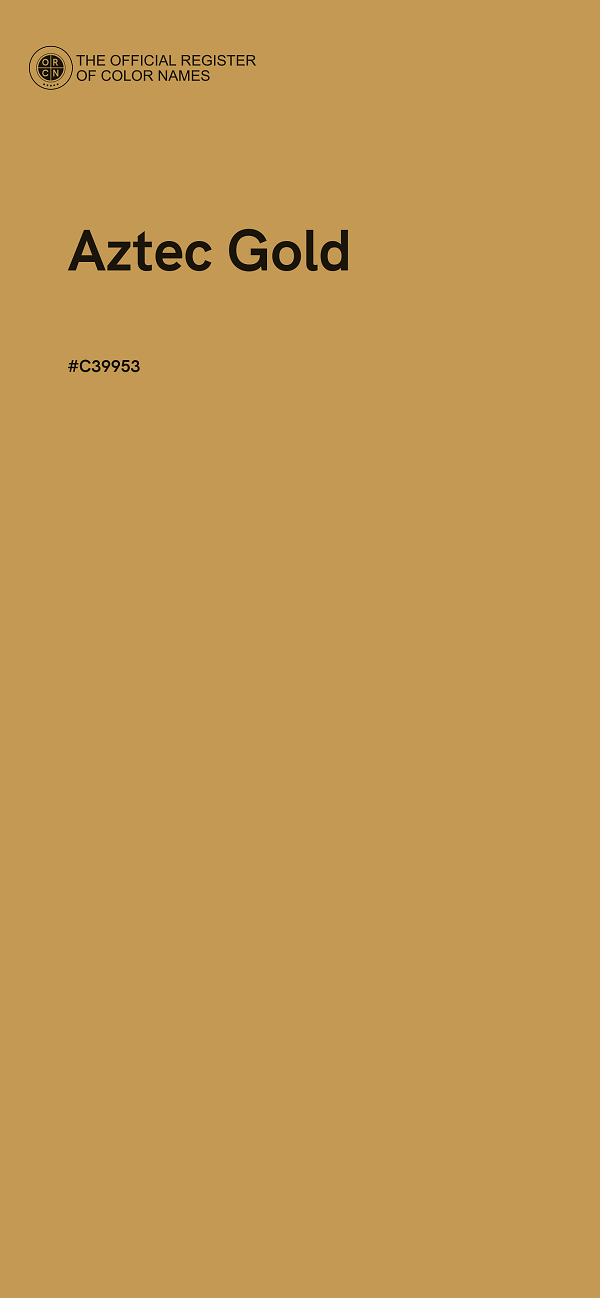 #C39953 - Aztec Gold color image
