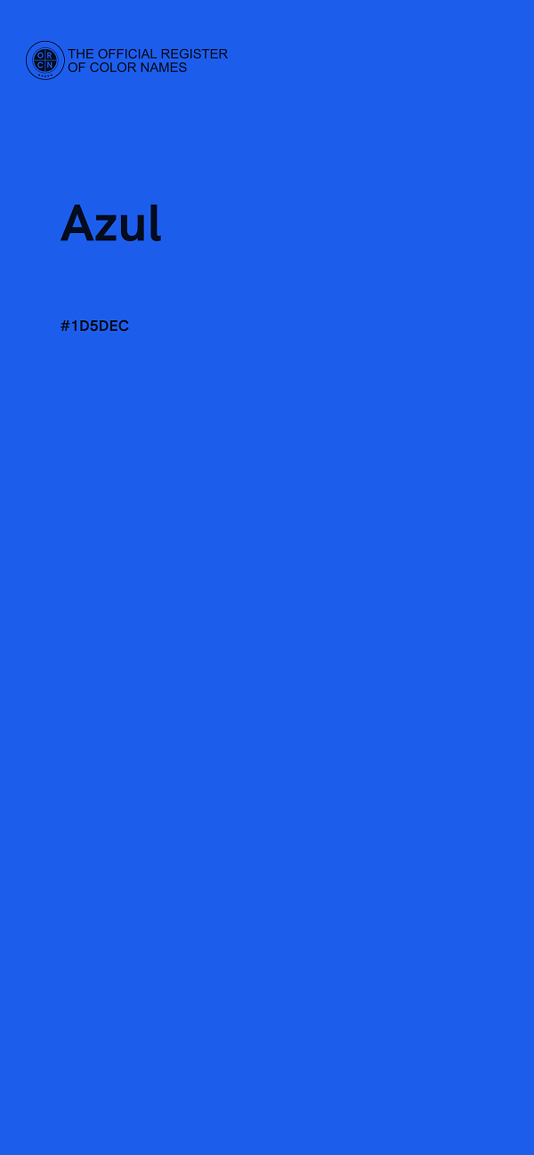 #1D5DEC - Azul color image