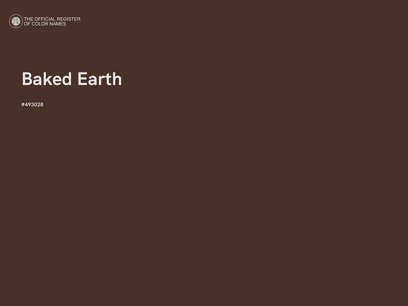 #493028 - Baked Earth color image