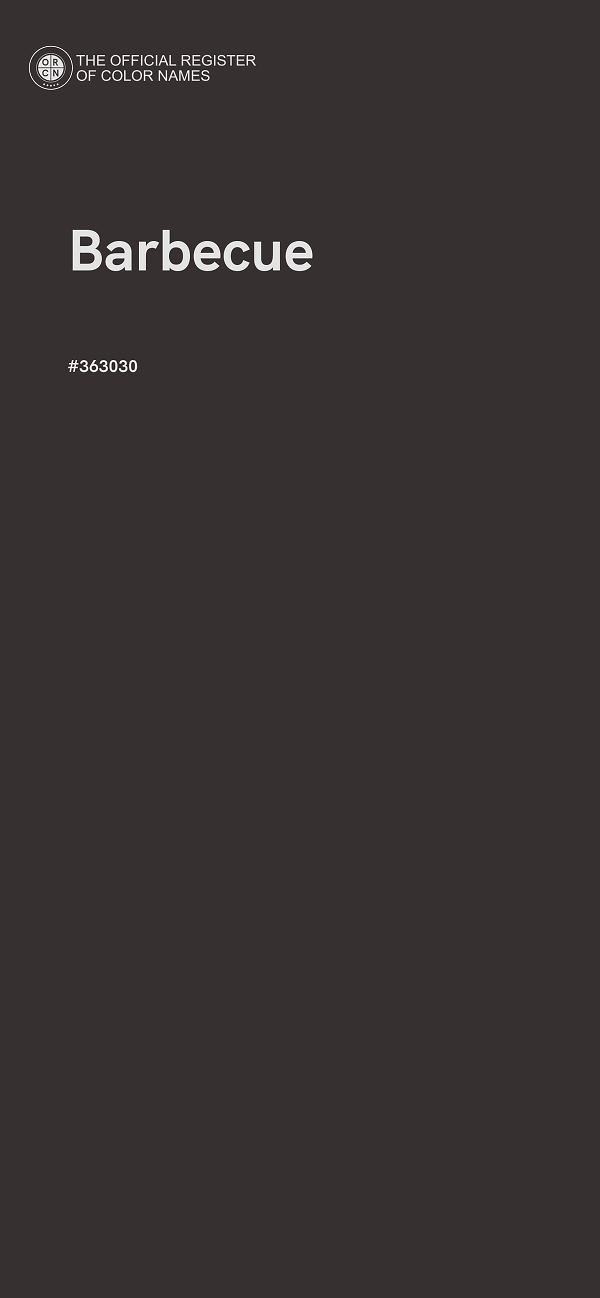 #363030 - Barbecue color image