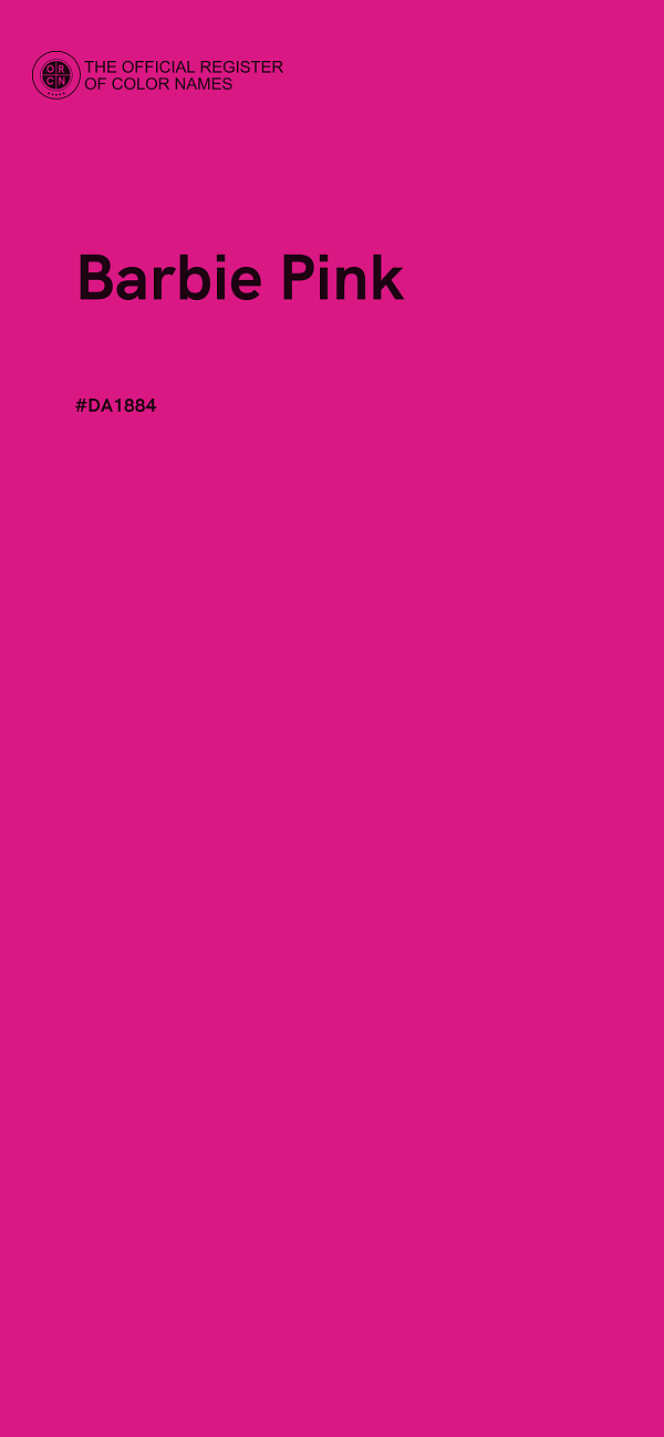 #DA1884 - Barbie Pink color image