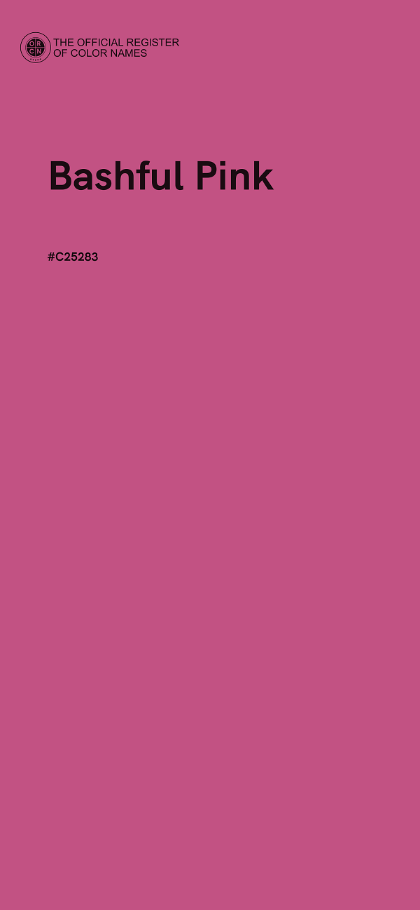 #C25283 - Bashful Pink color image