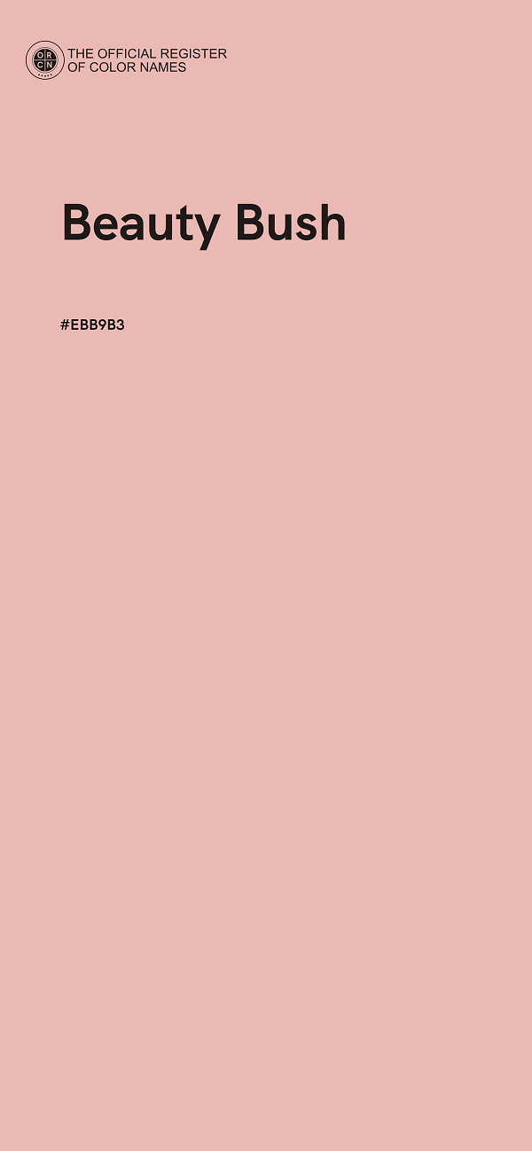 #EBB9B3 - Beauty Bush color image
