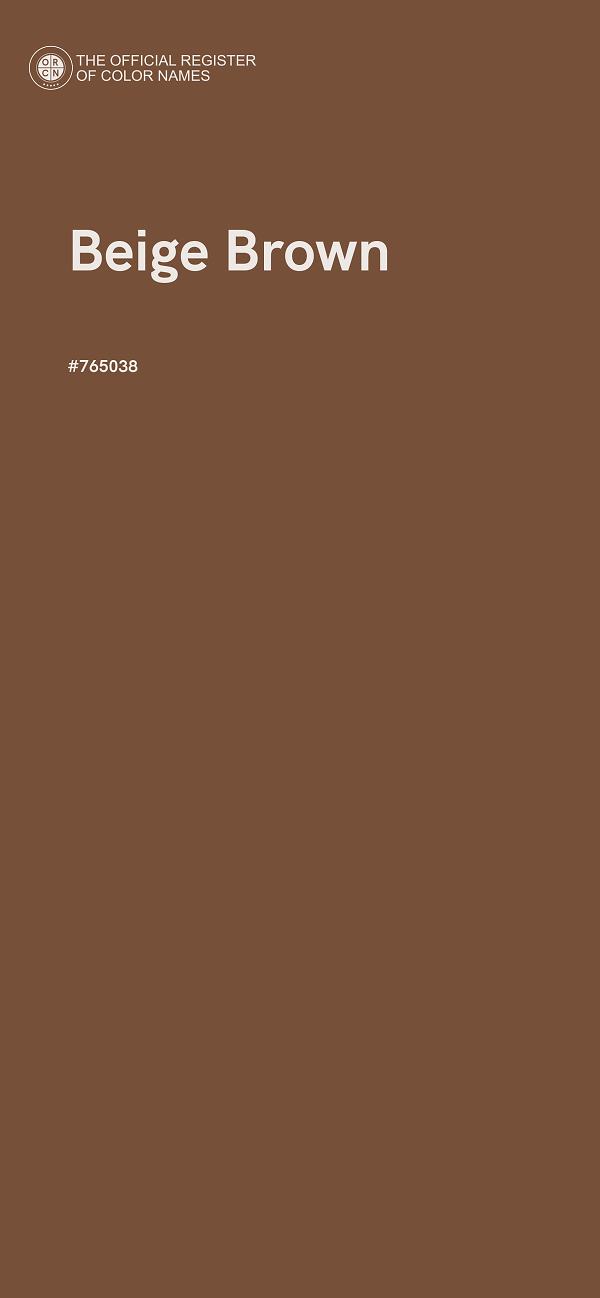 #765038 - Beige Brown color image