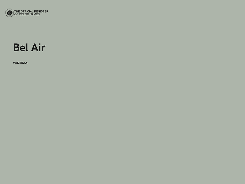 #ADB5AA - Bel Air color image
