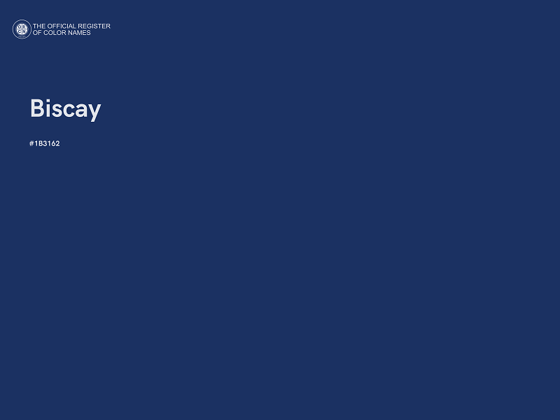 #1B3162 - Biscay color image