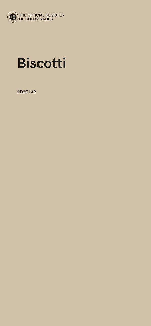 #D2C1A9 - Biscotti color image