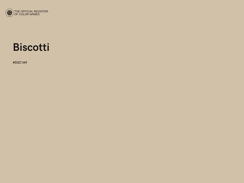 #D2C1A9 - Biscotti color image
