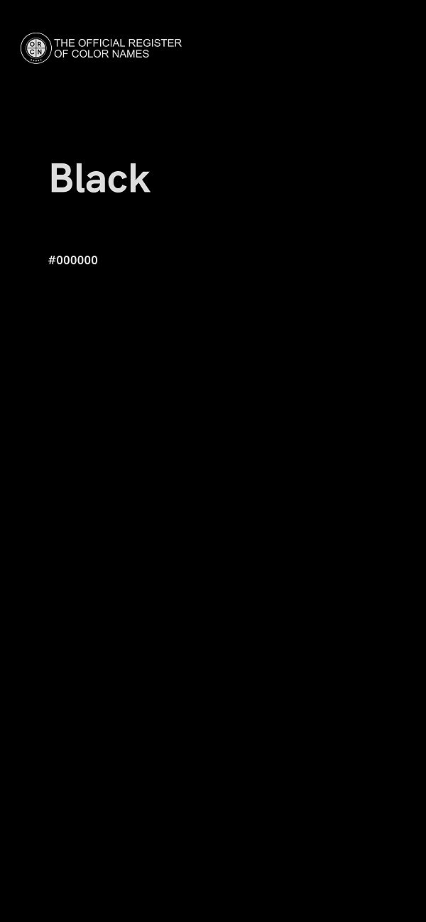 #000000 - Black color image