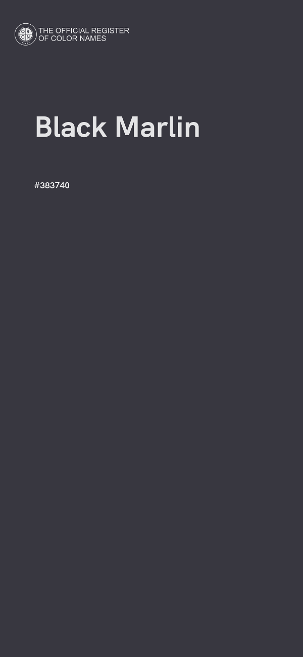 #383740 - Black Marlin color image