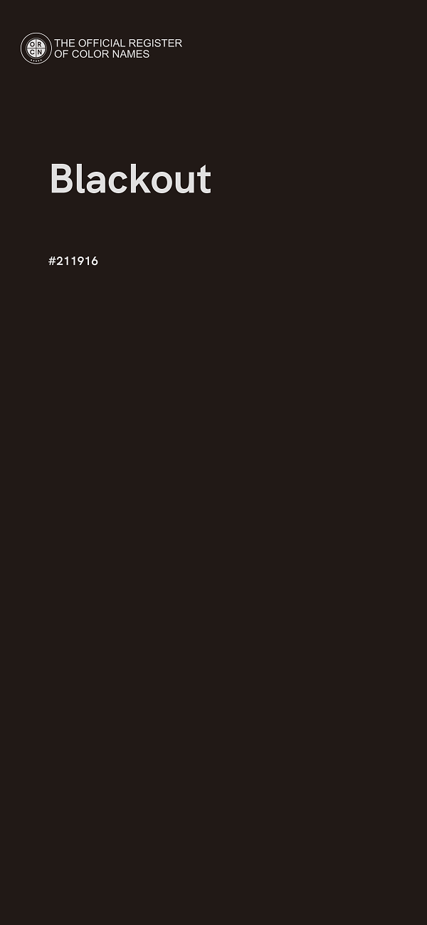 #211916 - Blackout color image