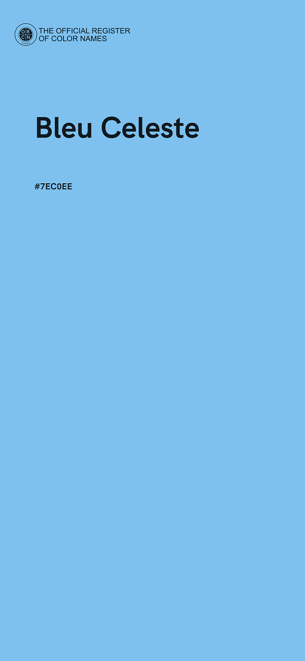 #7EC0EE - Bleu Celeste color image