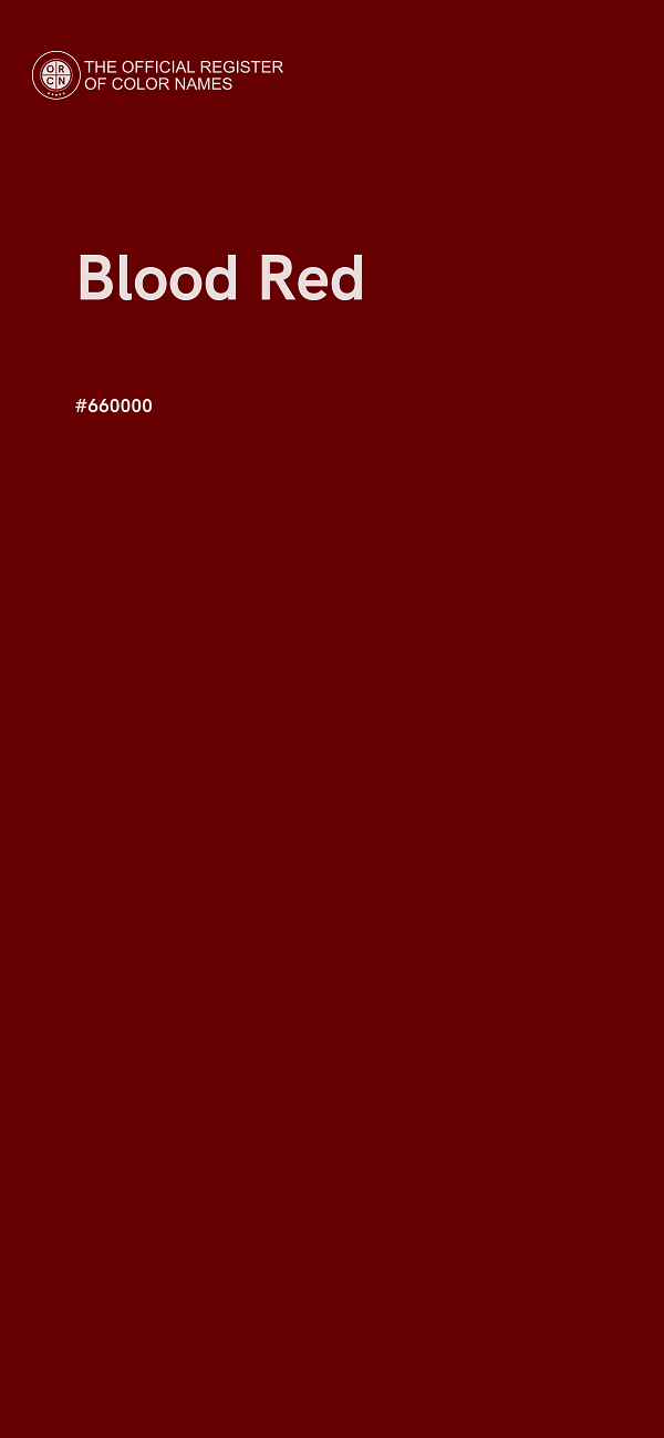 #660000 - Blood Red color image