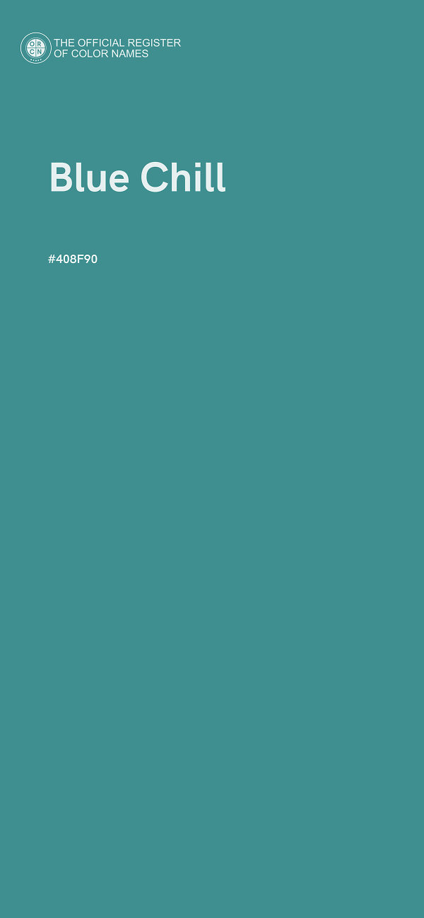 #408F90 - Blue Chill color image