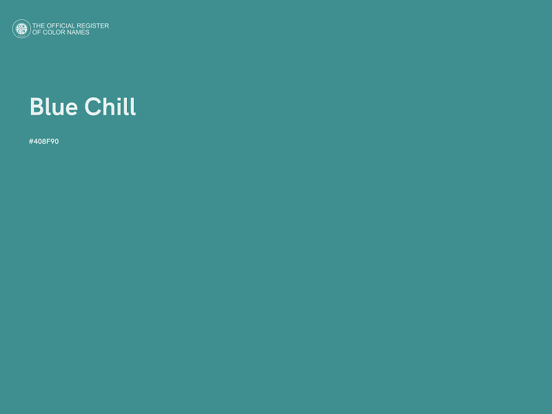 #408F90 - Blue Chill color image