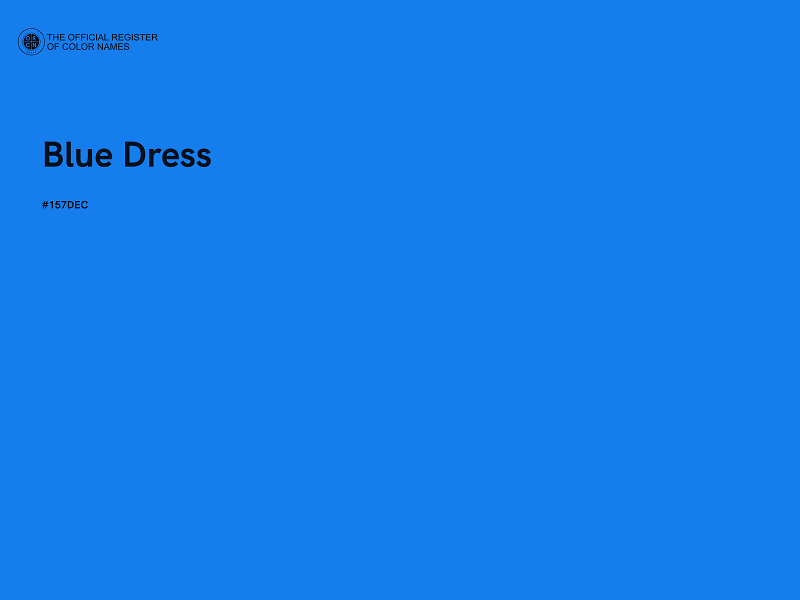#157DEC - Blue Dress color image