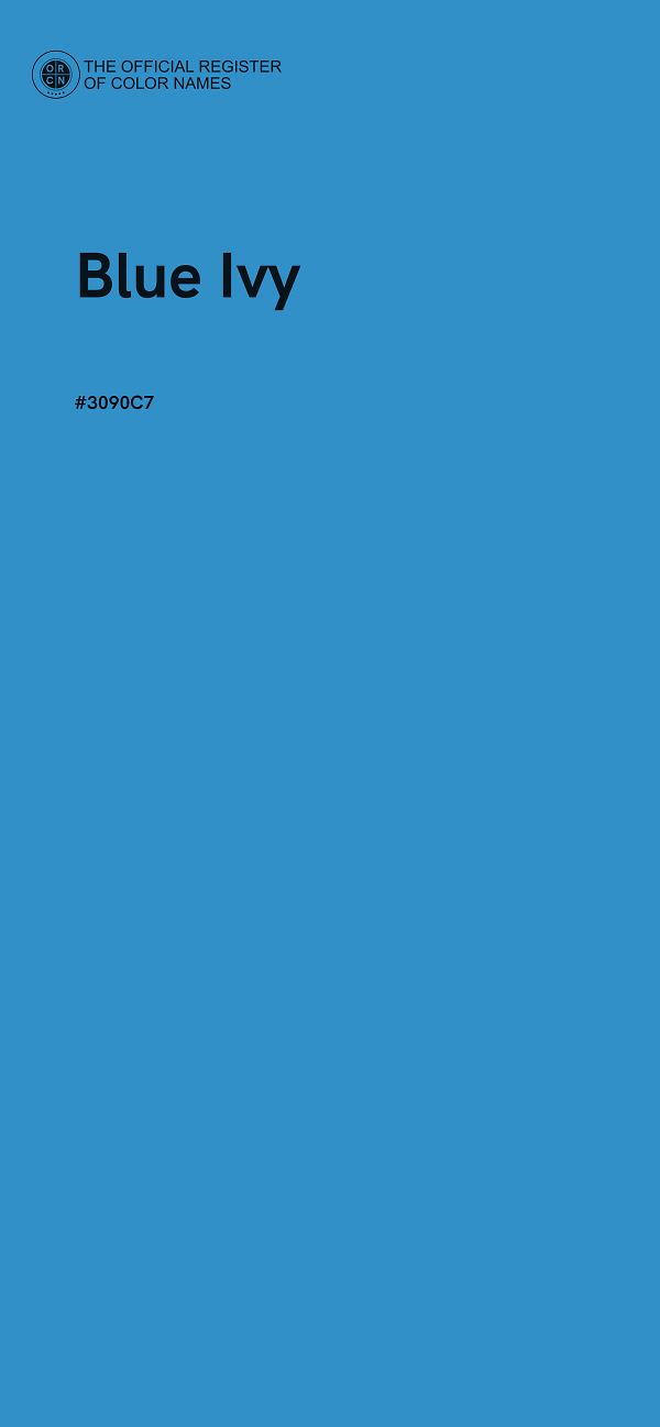 #3090C7 - Blue Ivy color image