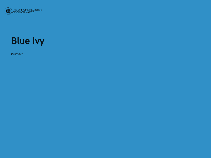 #3090C7 - Blue Ivy color image
