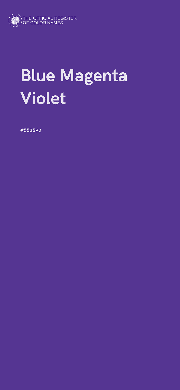 #553592 - Blue Magenta Violet color image
