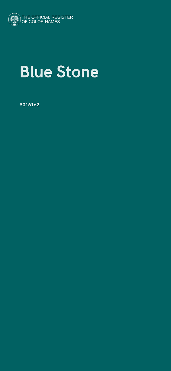 #016162 - Blue Stone color image