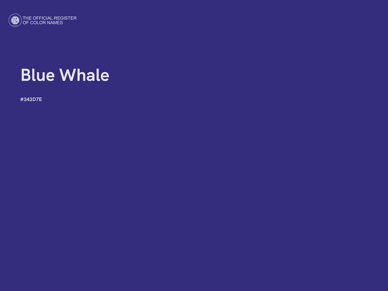 #342D7E - Blue Whale color image