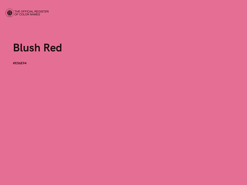 #E56E94 - Blush Red color image