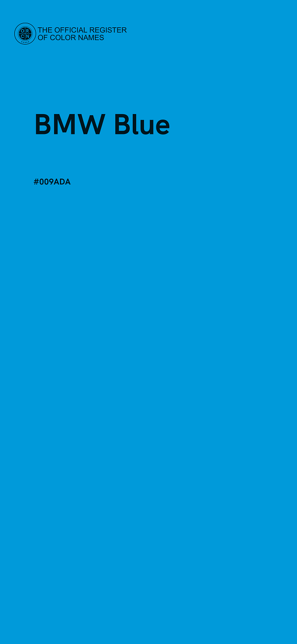 #009ADA - BMW Blue color image