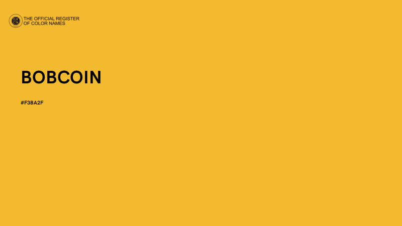 #F3BA2F - BOBCOIN color image
