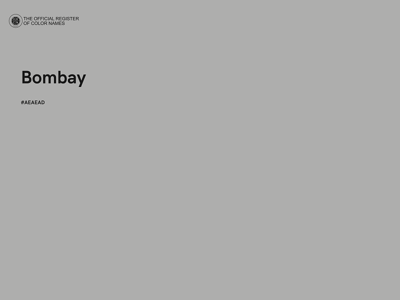 #AEAEAD - Bombay color image