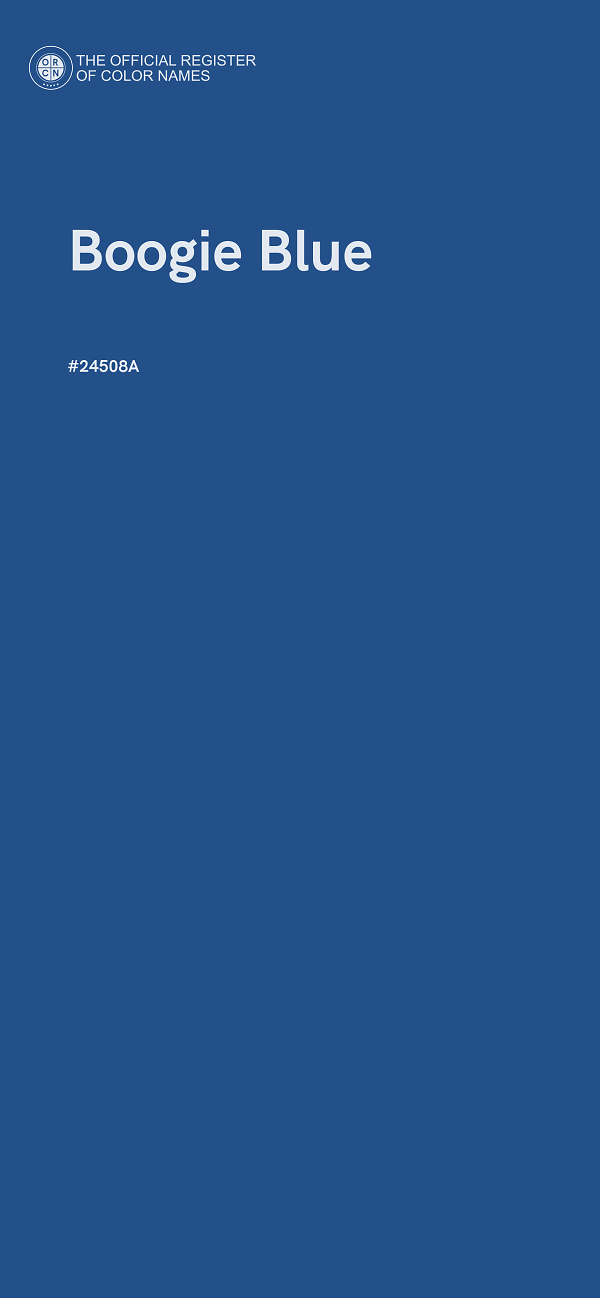 #24508A - Boogie Blue color image