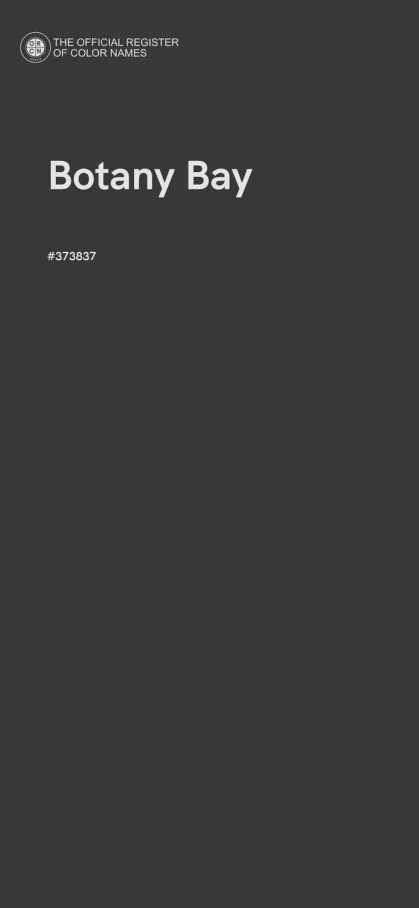 #373837 - Botany Bay color image