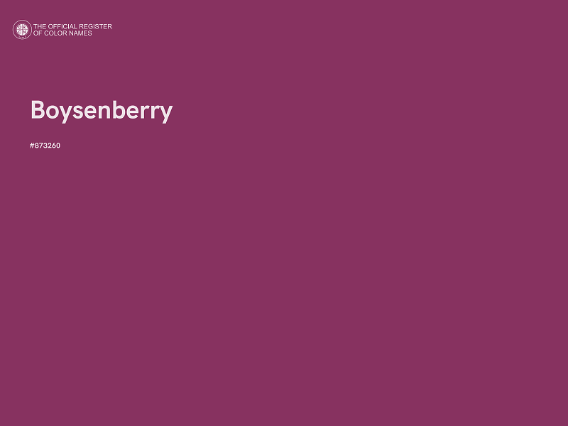 #873260 - Boysenberry color image
