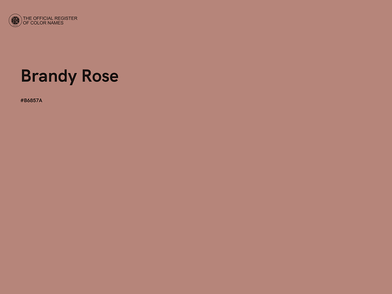 #B6857A - Brandy Rose color image