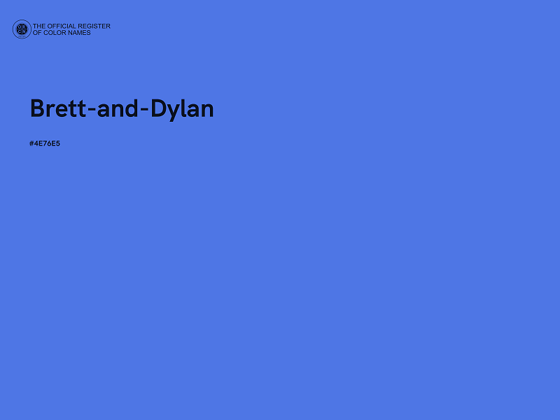 #4E76E5 - Brett-and-Dylan color image
