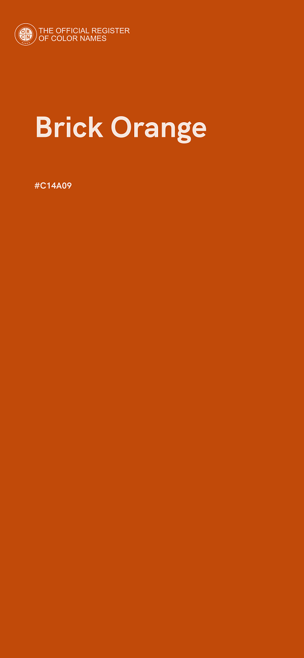 #C14A09 - Brick Orange color image