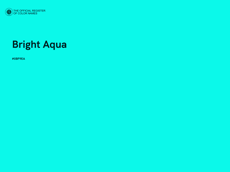 #0BF9EA - Bright Aqua color image