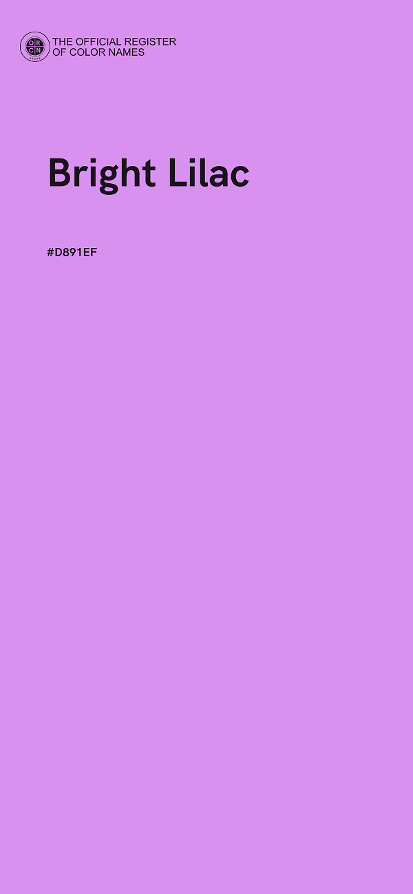 #D891EF - Bright Lilac color image