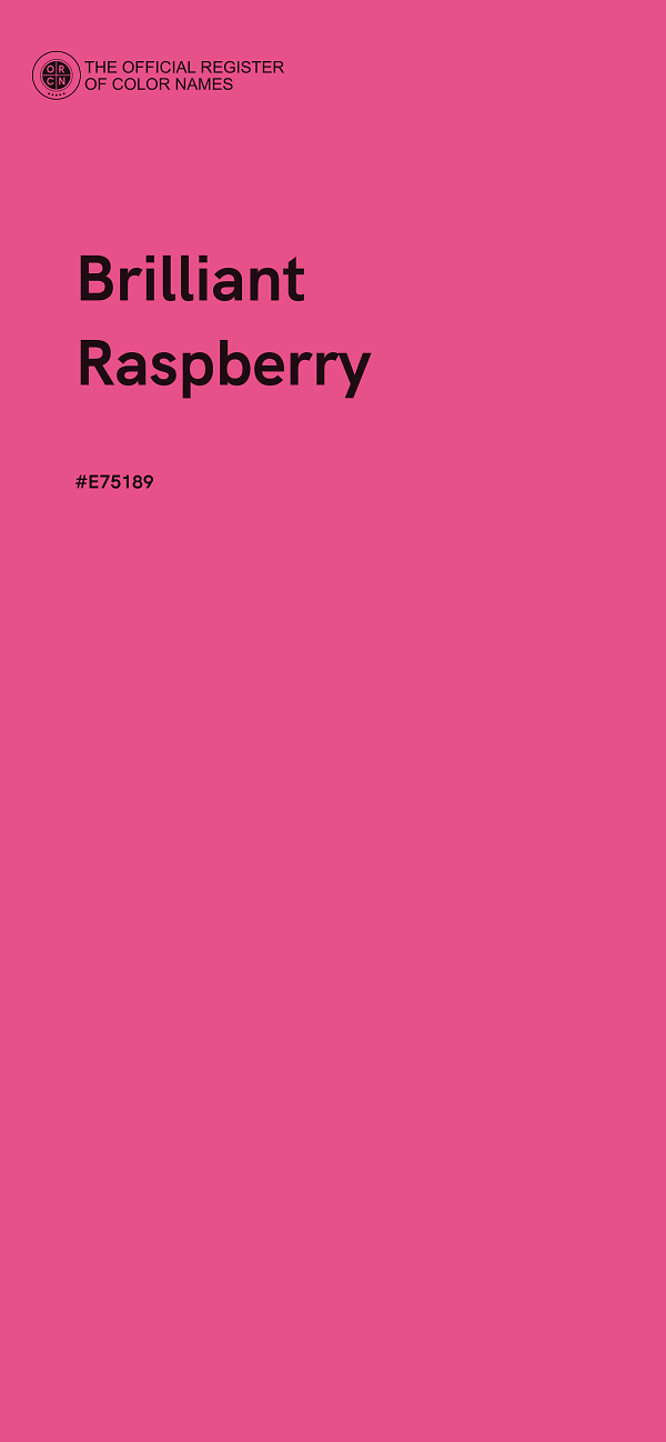 #E75189 - Brilliant Raspberry color image