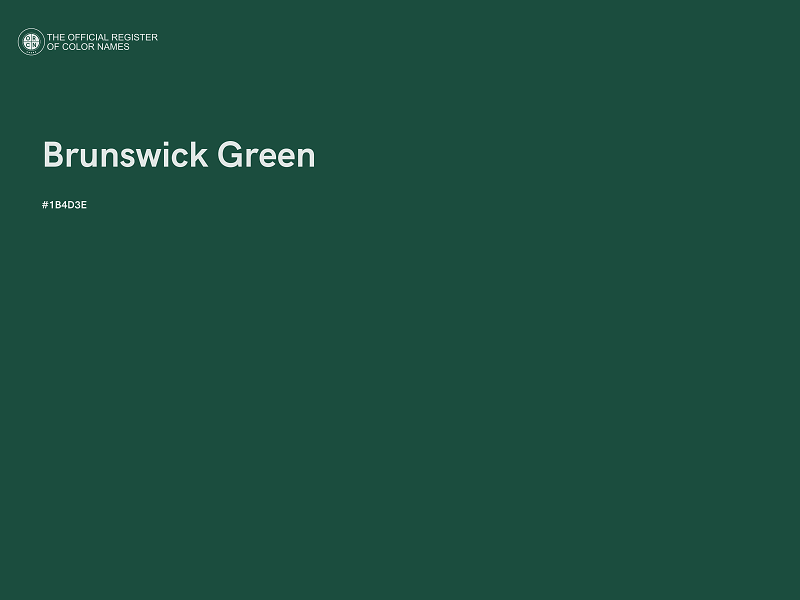 #1B4D3E - Brunswick Green color image