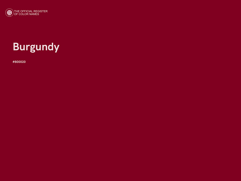 #800020 - Burgundy color image