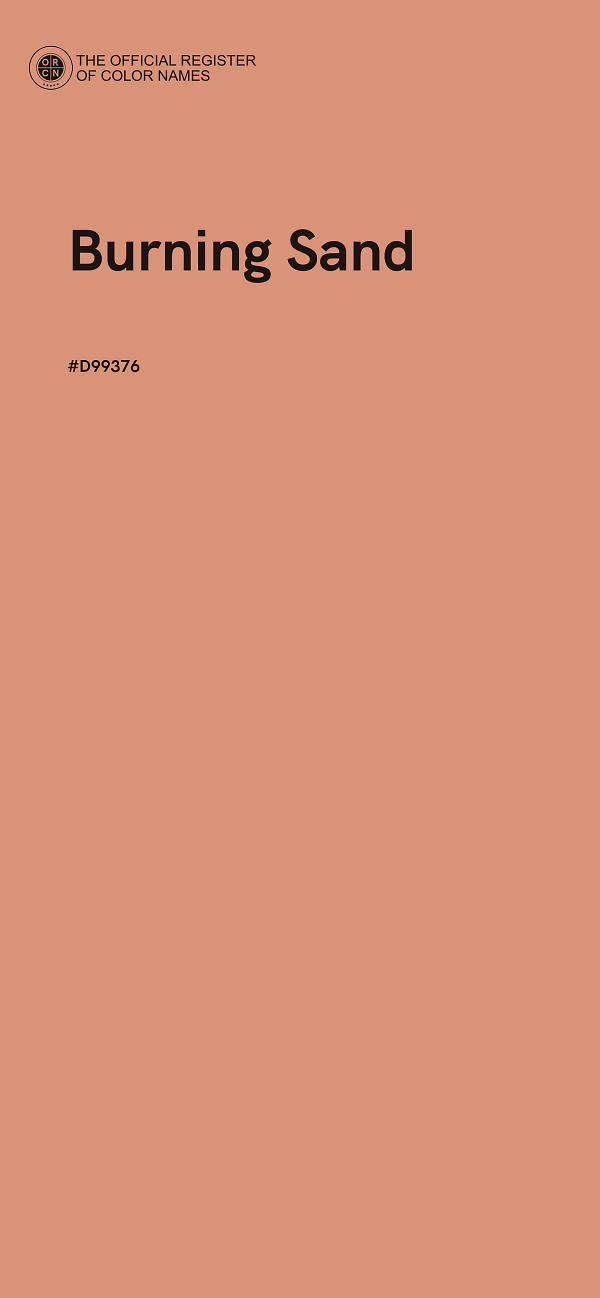 #D99376 - Burning Sand color image