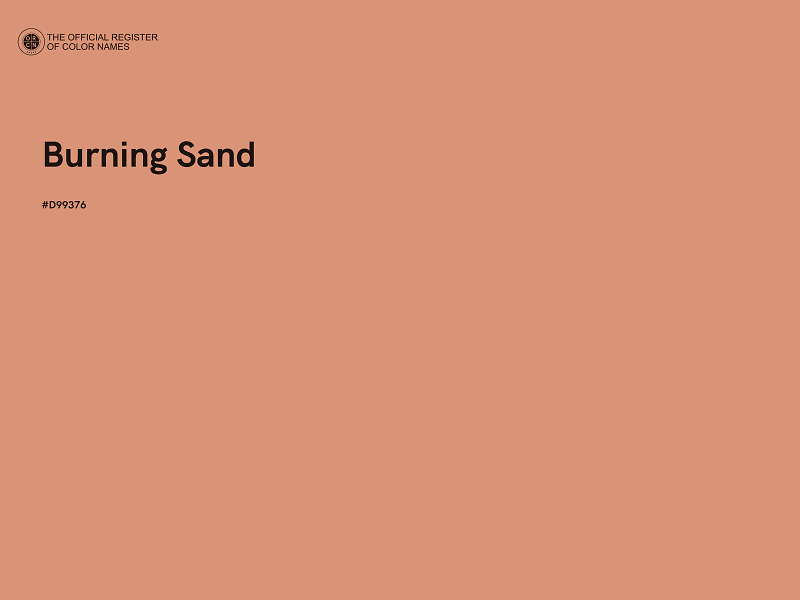 #D99376 - Burning Sand color image