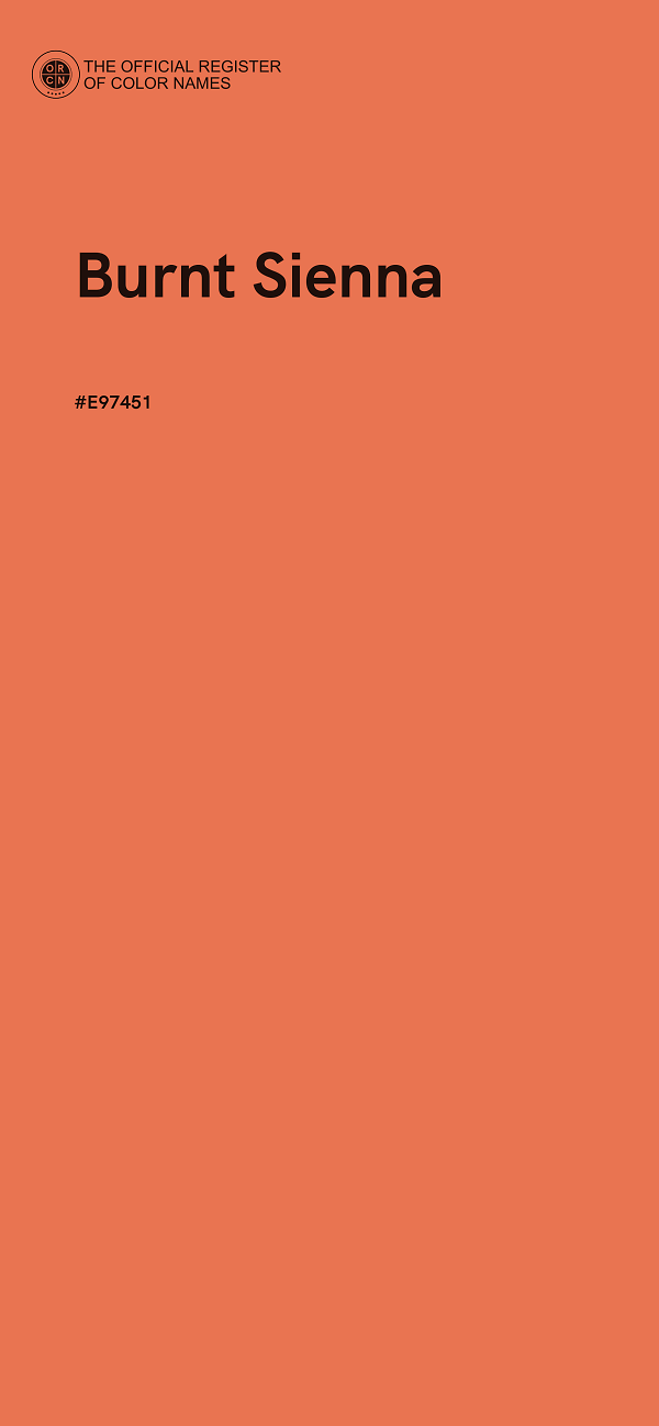 #E97451 - Burnt Sienna color image